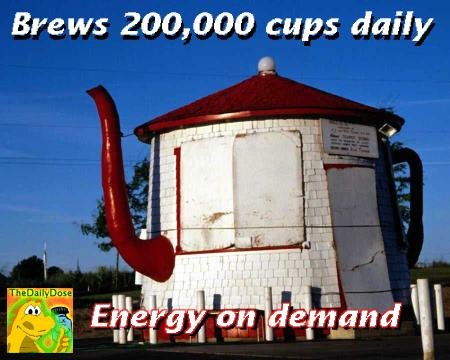 Giant Teapot Endorses The Daily Dose Giant Teapot Endorses The Daily Dose