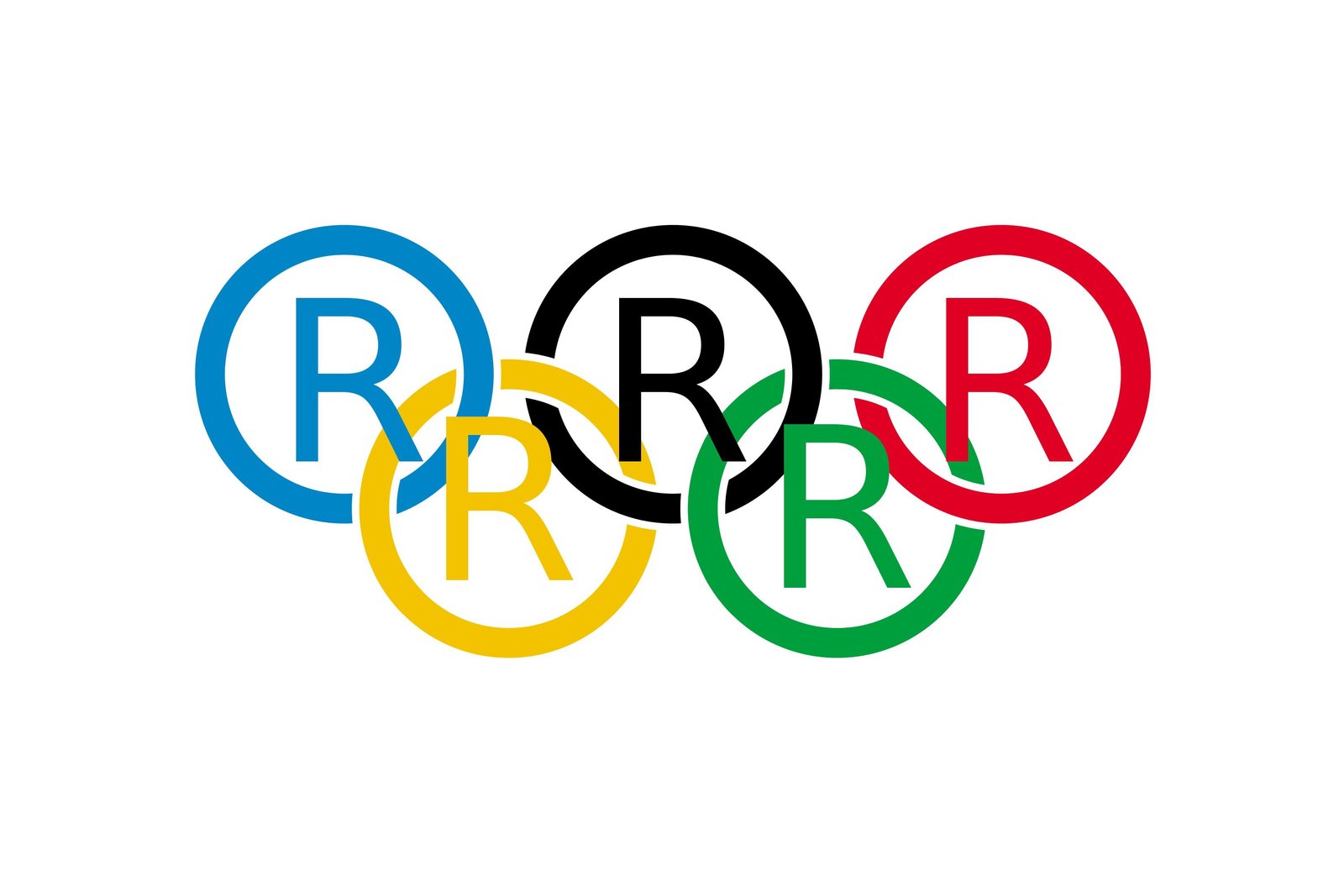 Registered Trademark Olympic Rings Satire