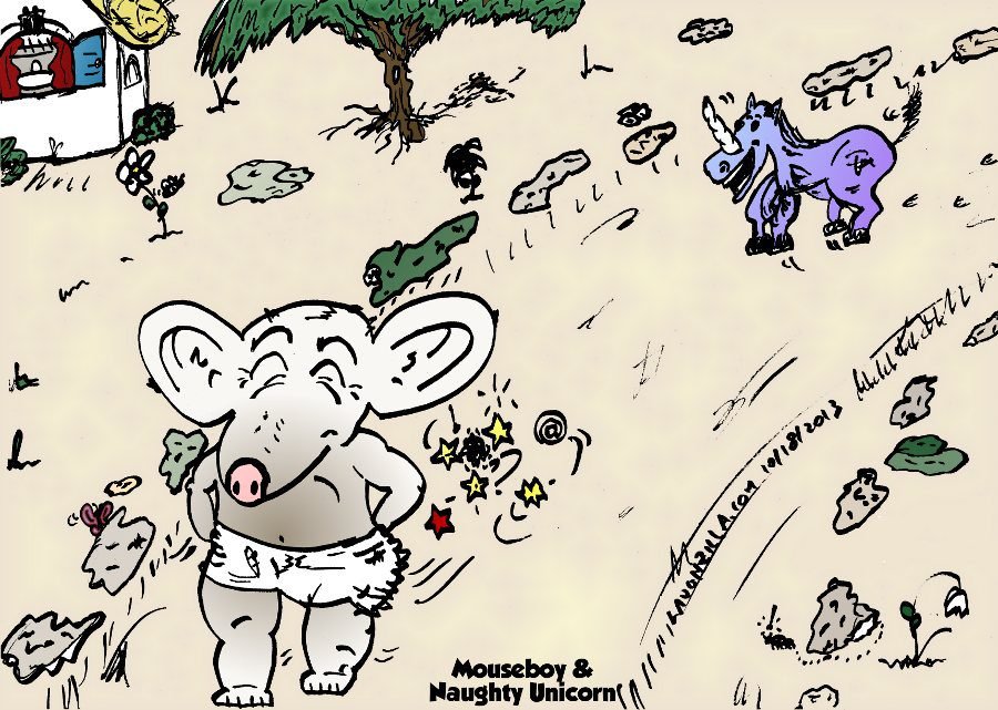 Mouseboy and Naughty Unicorn - aka: How Congress kicked the can down the road - from 10/20/2013